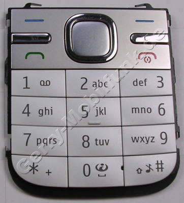 Tastenmatten wei Nokia C5 original Tastaturmatte latin white
