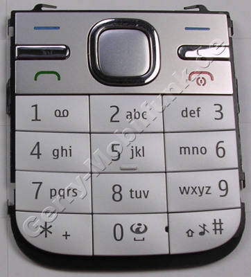Tastenmatten wei� Nokia C5 original Tastaturmatte latin white