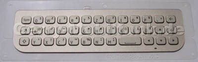 Tastenmatte gold QWERTZ Nokia N97 Mini original Tastatur Golde Edition