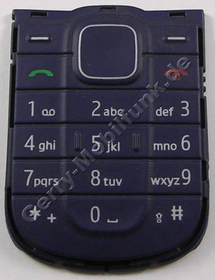 Tastenmatte blau/grau Nokia 1202 original Tastatur blue/grey