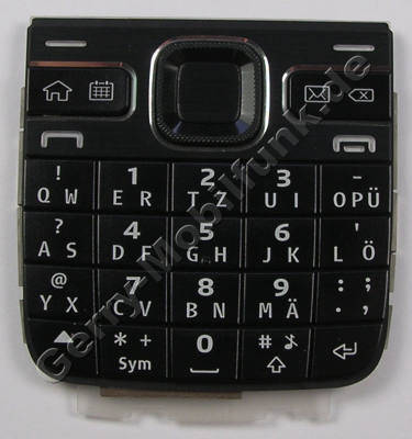 Tastenmatte schwarz Nokia E55 original Tastatur black