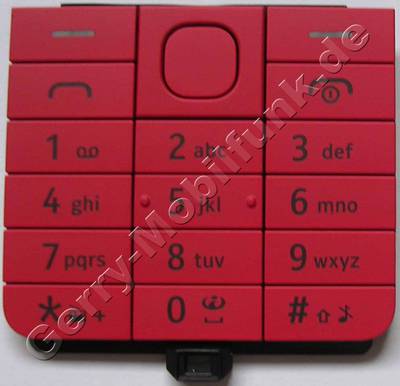 Tastenmatte rot Nokia 220 original Tastaturmatte red Singlesim