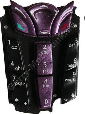 Tastenmatte original Nokia 7250 Violet deutsche Tastenbelegung