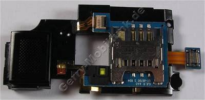 Simkartenleser, Lautsprecher Samsung GT i8700 Omnia7 Kartenleser, Sim Konnektor und Freisprechlautsprecher