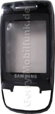 Oberschale Schieber Samsung D500 original Cover schwarz (Slider)