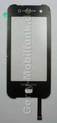 Touchscreen, Gro�e Displayscheibe Samsung SGH F700 QBowl original Scheibe vom Display mit Touchscreen