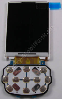 Displaymodul Samsung GT S3030 LCD Farbdisplay mit Tastaturmodul Mentasten, Flex