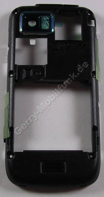 Unterschale Samsung GT-S8000 Jet Backcover, Cover hinten, Mittelgehäuse mit Seitentasten, Kamerascheibe, Kameralinse