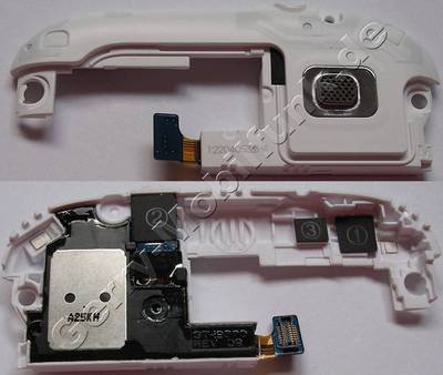 Lautsprechermodul Freisprechlautsprecher weiss Samsung i9300 Galaxy S3 Buzzer white incl. Headset Konnektor, Kopfhhrerbuchse, Antennen