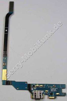 Mikro USB-Anschluß mit Flexkabel Samsung N7000 Galaxy Note kleine Platine mit USB Buchse, Ladebuchse, USB-Konnektor mit Mikrofon