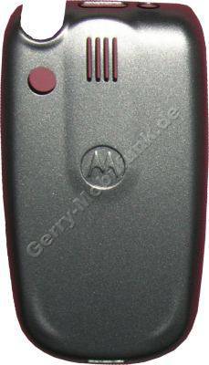 Akkufachdeckel Motorola V600 silber original