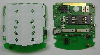 Tastaturplatine Motorola L2 Tastaturmodul, Tastaturboard, Platine voll bestck, Simkartenleser