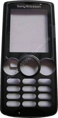 Original Oberschale SonyEricsson W810i schwarz Cover mit Displayscheibe