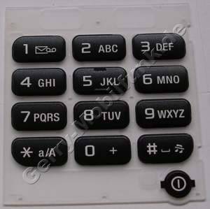 Tastenmatte Telefon schwarz SonyEricsson W900i Tastatur