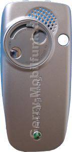 Akkufachdeckel SonyEricsson K500i silber original  Akku-Cover