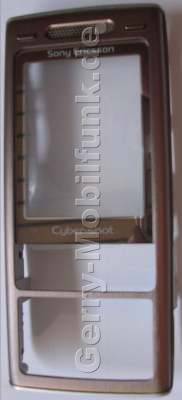 Oberschale cybershot braun SonyEricsson K800i original Cover, Vorderschale mit Displayscheibe, incl. der Tasten über dem Display