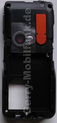 Unterschale schwarz SonyEricsson V630i original Cover, Gehuserahmen, Gehusetrger mit Kamerascheibe