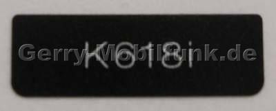 Logo Label SonyEricsson V630i neutral, Logobatch original Ersatzteil