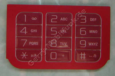 Tastenmatte rot SonyEricsson W910i original Tastatur