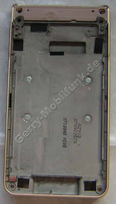 Unterschale Schieber gold SonyEricsson W910i original Cover, Slide Unterteil