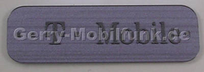 Logolabel T-Mobile silber SonyEricsson W890i original branding Label
