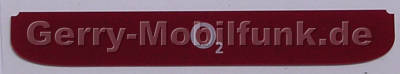 Neutrales Logo Label O2 rot SonyEricsson W910i original Logobatch