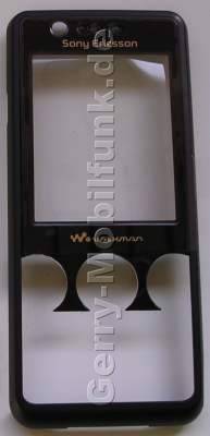 Oberschale schwarz SonyEricsson W660i originale Cover mit Displayscheibe