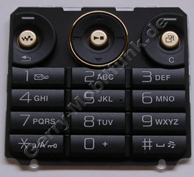 Tastenmatte schwarz SonyEricsson W660i original Tastatur