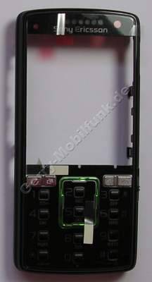 Oberschale schwarz/grün SonyEricsson K850i original Oberschale mit grüner Navigationstaste