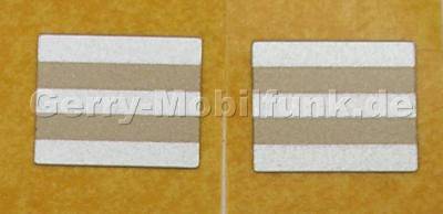 2 St�ck Schraubenabdeckung bronze silber SonyEricsson C902i original seitliche Abdeckungen der Schrauben, gestreift