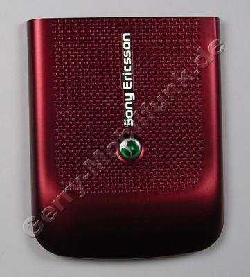 Akkufachdeckel rot SonyEricsson W760i original Batteriefachdeckel red