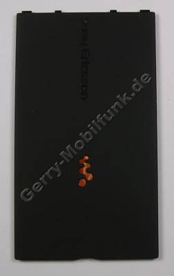 Akkufachdeckel schwarz orange SonyEricsson W350i original Cover, Batteriefach black orange