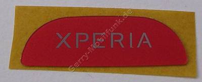 Logolable rot SonyEricsson Xperia X10 Mini (E10i) Label red