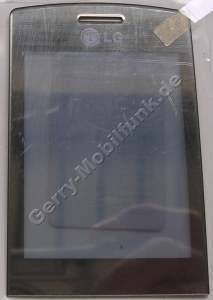 Displayscheibe LG KE970 Shine Scheibe vom LCD mit verchromten ( silber ) Rand