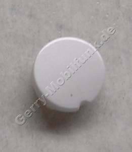 Abdeckung Antennenbuchse LG KG800 Chocolate weiß, original Antennenstopfen weiss