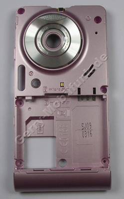 Unterschale pink LG KU990 Viewty original Cover, Back-Cover incl. Seitentasten fr Kamerauslser, Tastensperre und Lautstrke