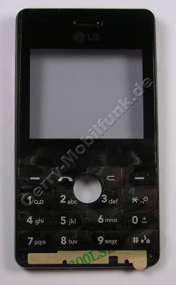 Oberschale LG KE820 original Front-Cover mit Displayscheibe, Tastenmatte, Lautsprecher und Vibrationsmotor