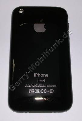 Akkufachdeckel Apple iPhone 3GS 16GB schwarz, black, Gehäuseträger, Rückenschale