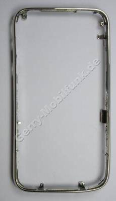 Cover Front Rahmen Apple iPhone 3GS, vorderer Gehuserahmen um das Display, Chromrahmen Oberschale