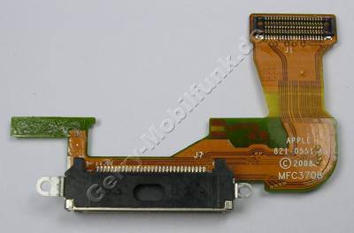 Flexkabel mit Konnektor Apple iPhone 3G, Systemkonnektor, Systemanschlus mit Flachbandkabel voll bestckt