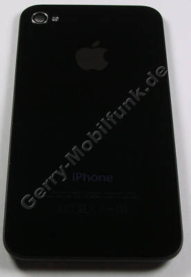 Akkufachdeckel schwarz Apple iPhone 4 Geh�user�cken mit Kameralinse