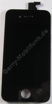 Touchpanel  plus  Ersatzdisplay schwarz Apple iPhone 4S Displaymodul, LCD mit Bedienfeld, Displayscheibe