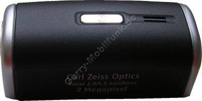 Kamerageh�use Original Nokia N90 schwarz, Pearl Black Oberschale Kamera incl. Kamerascheibe und Ein/Aus Taste