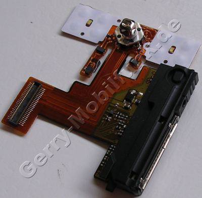 Popport Konnektor Nokia 3250 original, Flexkabel mit Mikrofon, Menütasten, Joystick, System Konnektor (Ladeanschluß)
