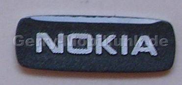 Logolabel Nokia 6103 original schwarzes Label Nokia