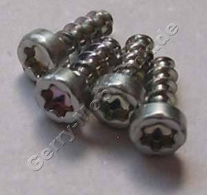 4 Stck Schrauben Nokia Asha 200 1,6x4,5 original Schraubenset Torx IP6 ( TX6 plus  )