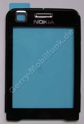 Displayscheibe schwarz original Nokia 6120 classic, Displayglas