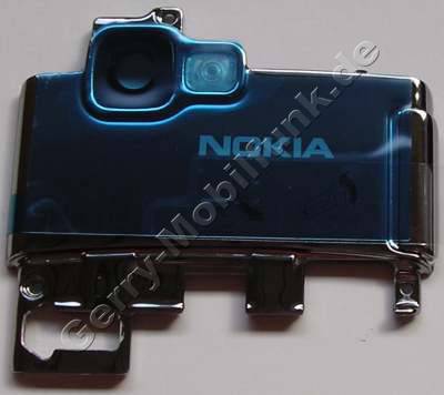 Halterung Speicherkarte Nokia N76 original Abdeckung Speicherkartenschacht, Kamerascheibe, Blende Hinterteil verchromt