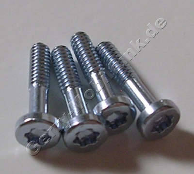 4 St�ck Schrauben M1,6 x 7,5mm Nokia 7500 prism original Schraubenset der Unterschale