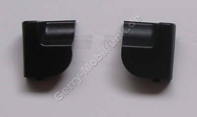 Schraubenabdeckung schwarz links und recht original Nokia 6555 Schraubenblenden Set
